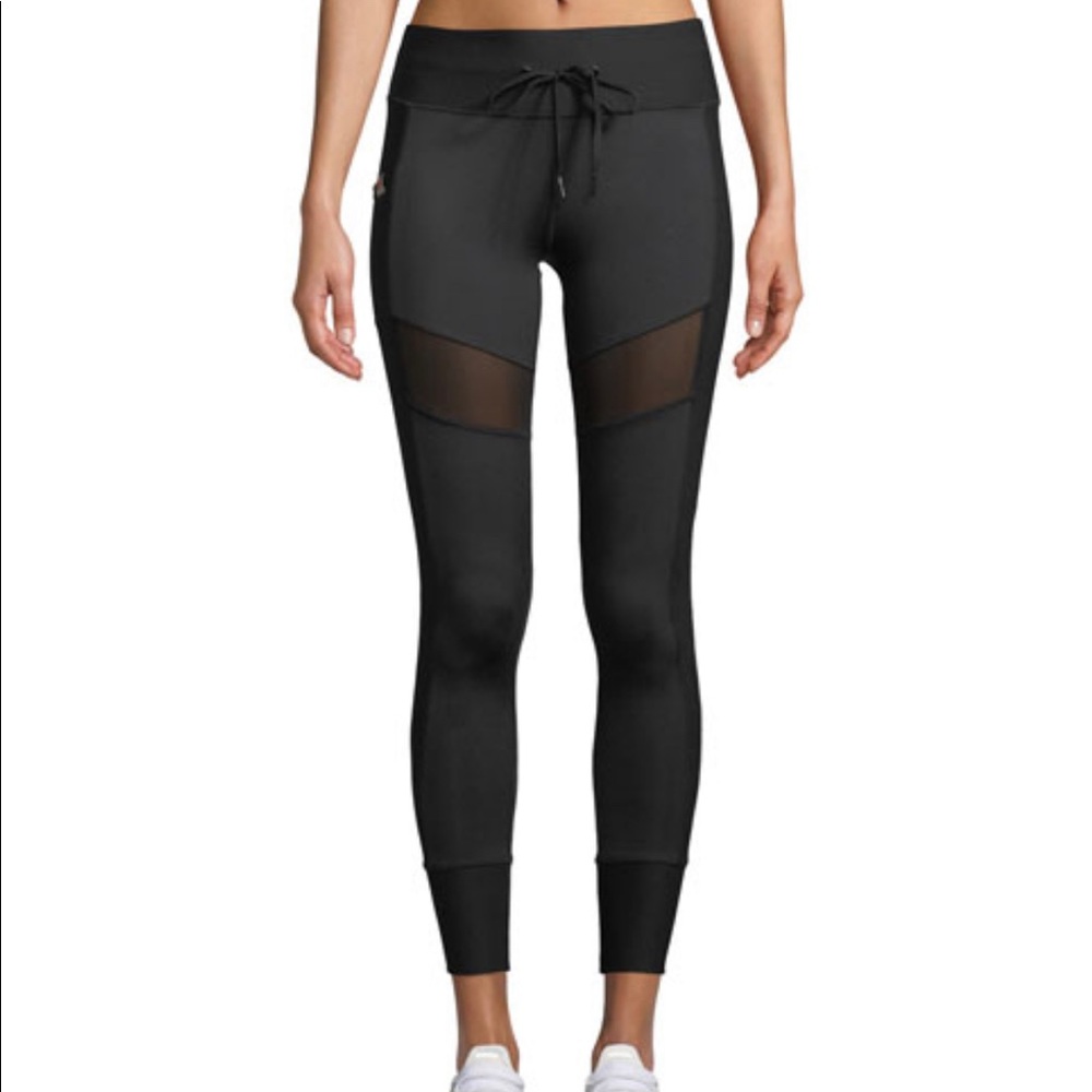 X by Gottex Fuel Drawcord Leggings - Black